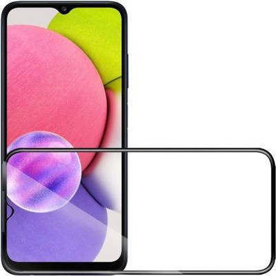 LIKEDESIGN Edge To Edge Tempered Glass for SAMSUNG Galaxy A03s, SAMSUNG A03s(Pack of 1)