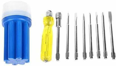 STONE Screwdriver 8-Pieces Kit Screwdriver Set with Neon Bulb Combination Screwdriver Set(Pack of 1)