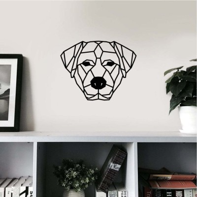 TrendyHouse Wooden Cutting Design Wall art for Living room,Bedroom(Black) Design 199(25.4 cm X 25.4 cm, Black)