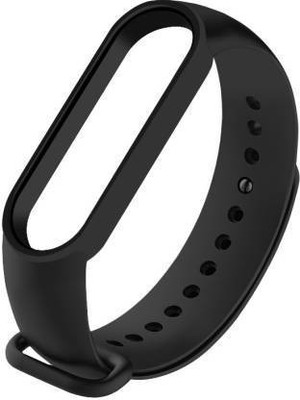 NAFA Band 5 and 6 Soft Silicon Replacement Adjustable Smart Band Strap(Black)