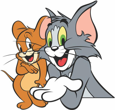Varadvinayak 45 cm Cartoon Self Adhesive Sticker(Pack of 1)