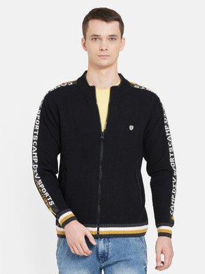 DUKE Solid Round Neck Casual Men Black Sweater