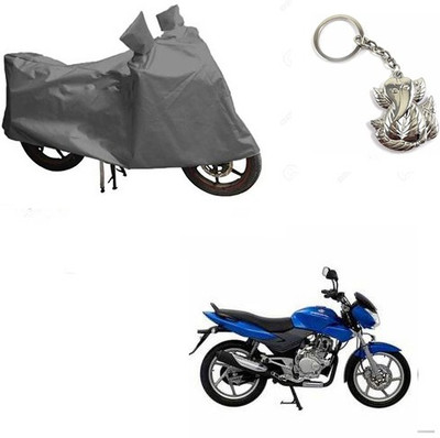 RPSENTTERPR Two Wheeler Cover for Bajaj(DTS-i, Grey)