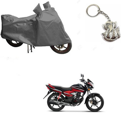 RPSENTTERPR Two Wheeler Cover for Honda(CB Shine, Grey)