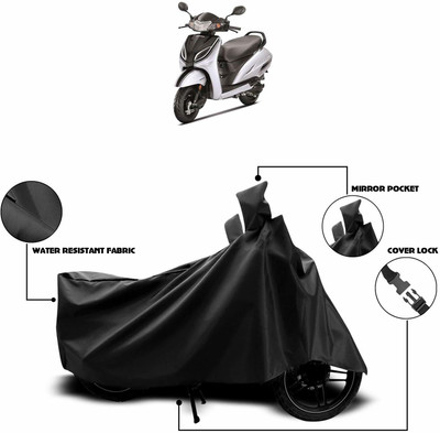KEDIT Two Wheeler Cover for Universal For Bike(Black)