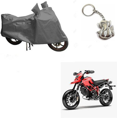 RPSENTTERPR Two Wheeler Cover for Ducati(Hypermotard, Grey)