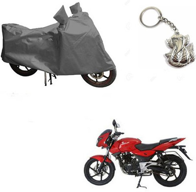 RPSENTTERPR Two Wheeler Cover for Bajaj(Pulsar 200 NS DTS-i, Grey)