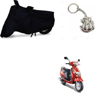 RPSENTTERPR Two Wheeler Cover for Mahindra(Duro DZ, Black)