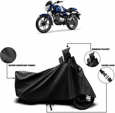 KEDIT Waterproof Two Wheeler Cover for Bajaj(Black)