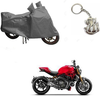 RPSENTTERPR Two Wheeler Cover for Ducati(Monster 795, Grey)