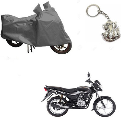 RPSENTTERPR Two Wheeler Cover for Bajaj(Platina 100 DTS-i, Grey)
