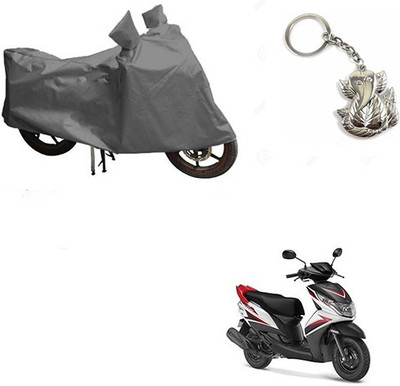 RPSENTTERPR Two Wheeler Cover for Yamaha(Ray Z, Grey)