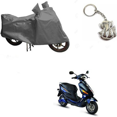 RPSENTTERPR Two Wheeler Cover for Hero(Electric Cruz, Grey)