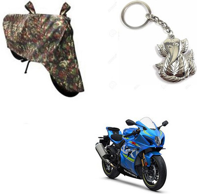RPSENTTERPR Two Wheeler Cover for Suzuki(GSX, Multicolor)