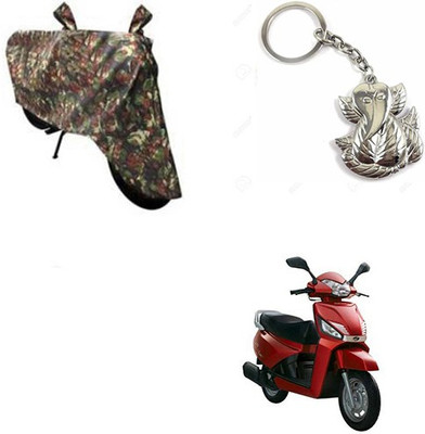 RPSENTTERPR Two Wheeler Cover for Mahindra(Gusto, Multicolor)