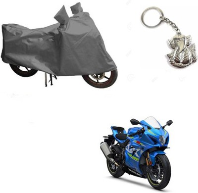 RPSENTTERPR Two Wheeler Cover for Suzuki(GSX, Grey)