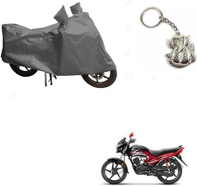 RPSENTTERPR Two Wheeler Cover for Honda(Dream Yuga, Grey)
