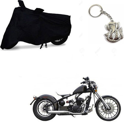 RPSENTTERPR Two Wheeler Cover for Harley Davidson(Bobber 350, Black)