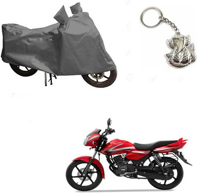 RPSENTTERPR Two Wheeler Cover for TVS(Phoenix, Grey)
