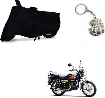 RPSENTTERPR Two Wheeler Cover for TVS(Max 4R, Black)