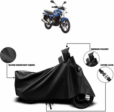 KEDIT Waterproof Two Wheeler Cover for Bajaj(Discover 150 f, Black)
