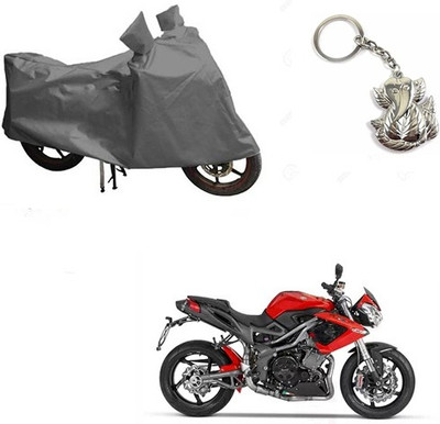 RPSENTTERPR Two Wheeler Cover for DSK Benelli(TNT R, Grey)