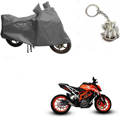 RPSENTTERPR Two Wheeler Cover for KTM(Duke 390, Grey)