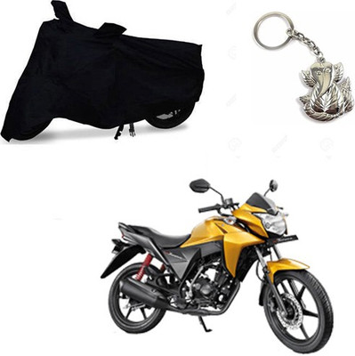 RPSENTTERPR Two Wheeler Cover for Honda(CB Twister, Black)