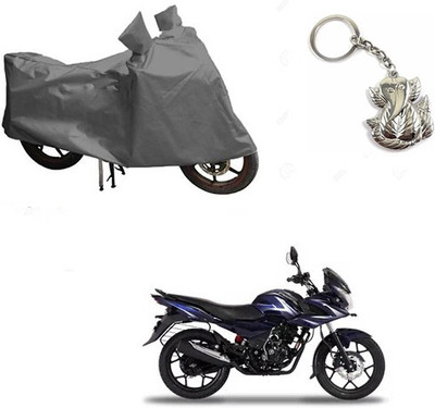 RPSENTTERPR Two Wheeler Cover for Bajaj(Discover 150 f, Grey)