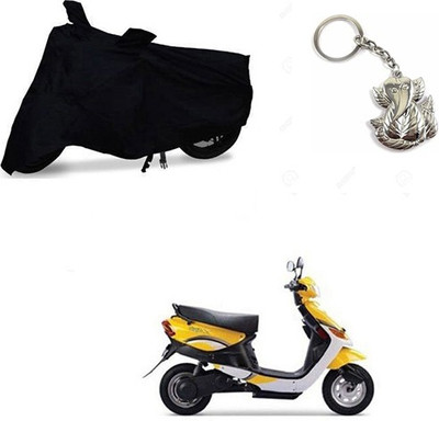 RPSENTTERPR Two Wheeler Cover for Indus(Yo, Black)