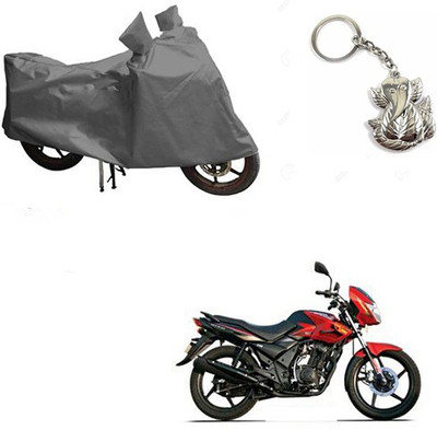 RPSENTTERPR Two Wheeler Cover for TVS(Flame DS 125, Grey)