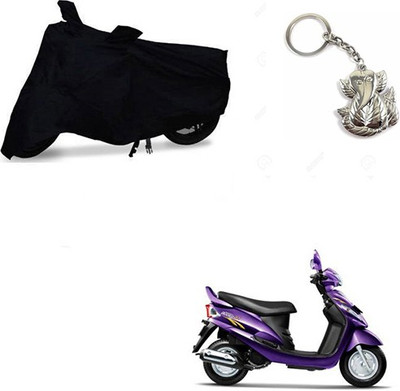 RPSENTTERPR Two Wheeler Cover for Mahindra(Rodeo RZ, Black)