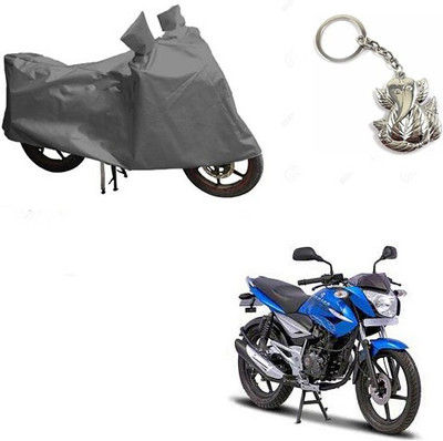 RPSENTTERPR Two Wheeler Cover for Bajaj(XCD 125cc, Grey)