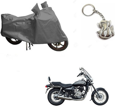 RPSENTTERPR Two Wheeler Cover for Bajaj(Avenger 220 Cruise, Grey)