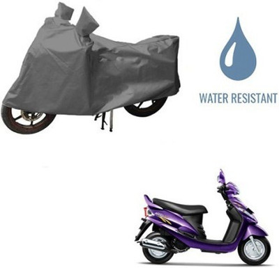 Exciting collections Waterproof Two Wheeler Cover for Mahindra(Rodeo RZ, Grey)