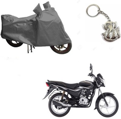 RPSENTTERPR Two Wheeler Cover for Bajaj(Platina 100 DTS-i, Grey)