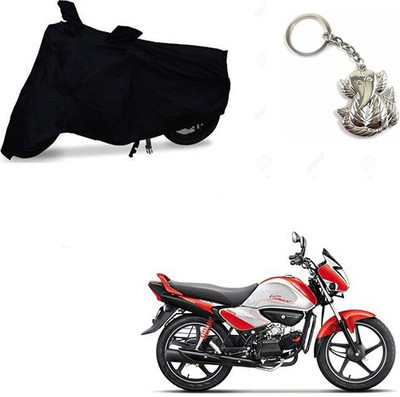 RPSENTTERPR Two Wheeler Cover for Hero(Splendor I Smart, Black)