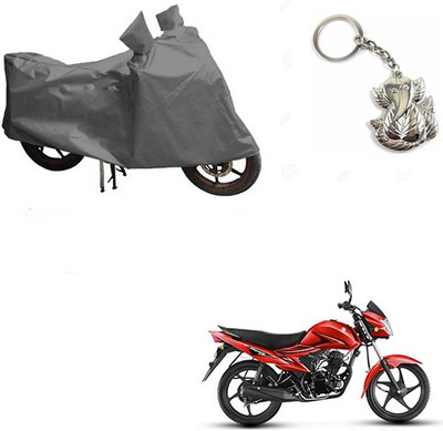 RPSENTTERPR Two Wheeler Cover for Suzuki(Hayate, Grey)