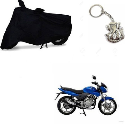 RPSENTTERPR Two Wheeler Cover for Bajaj(DTS-i, Black)