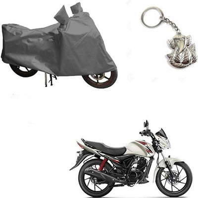 RPSENTTERPR Two Wheeler Cover for Suzuki(Sling Shot Plus, Grey)
