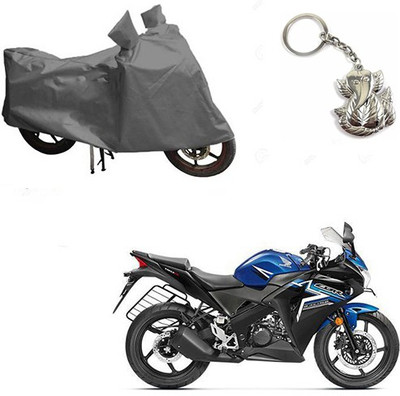 RPSENTTERPR Two Wheeler Cover for Honda(CBR 150R, Grey)
