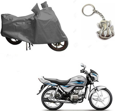 RPSENTTERPR Two Wheeler Cover for Hero(Splendor Pro, Grey)