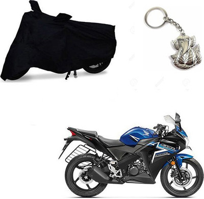RPSENTTERPR Two Wheeler Cover for Honda(CBR 150R, Black)