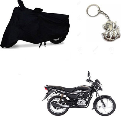 RPSENTTERPR Two Wheeler Cover for Bajaj(Platina 100 DTS-i, Black)