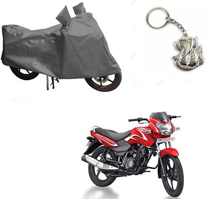 RPSENTTERPR Two Wheeler Cover for TVS(Sport, Grey)