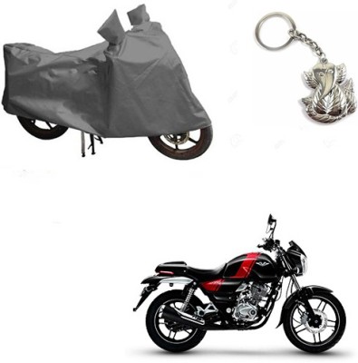 RPSENTTERPR Two Wheeler Cover for Bajaj(V 150, Grey)