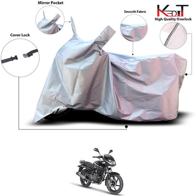 KEDIT Waterproof Two Wheeler Cover for Bajaj(Pulsar 135 LS DTS-i, Black)