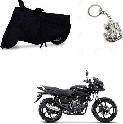 RPSENTTERPR Two Wheeler Cover for Bajaj(Pulsar 150, Black)