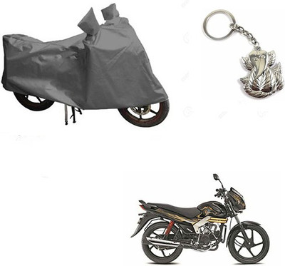 RPSENTTERPR Two Wheeler Cover for Mahindra(Centuro, Grey)
