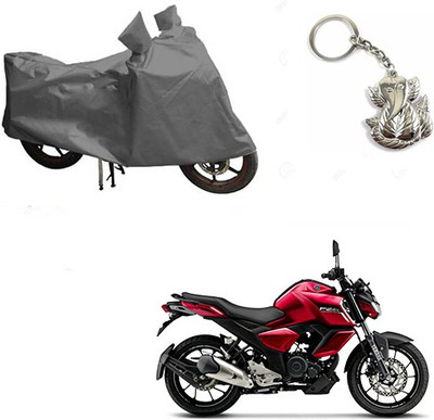 RPSENTTERPR Two Wheeler Cover for Yamaha(FZ-S, Grey)